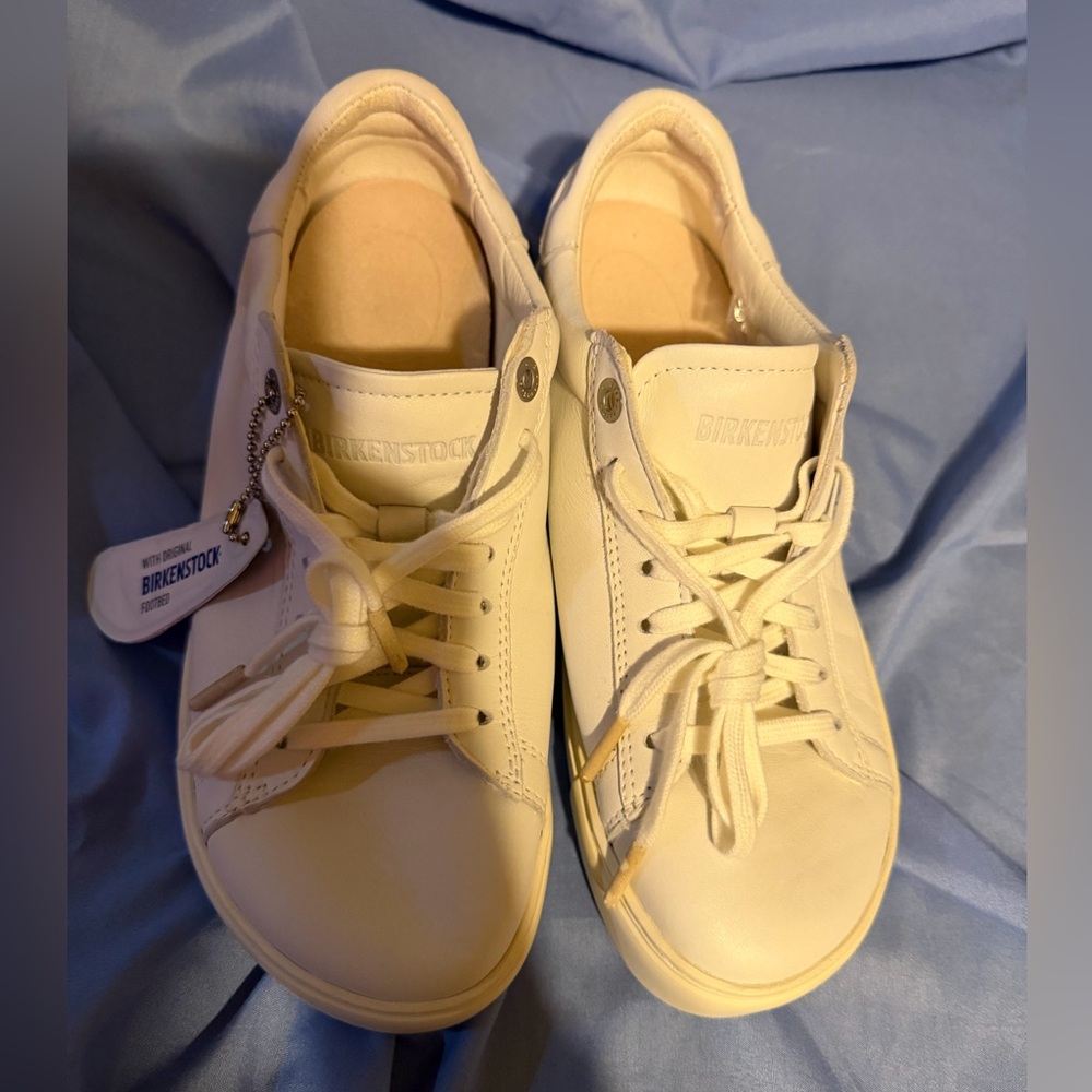 NEW Birkenstock White Casual Sneakers Shoes